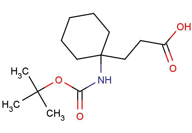 3-(1-{[(tert-butoxy)carbonyl]amino}cyclohexyl)propanoic acid