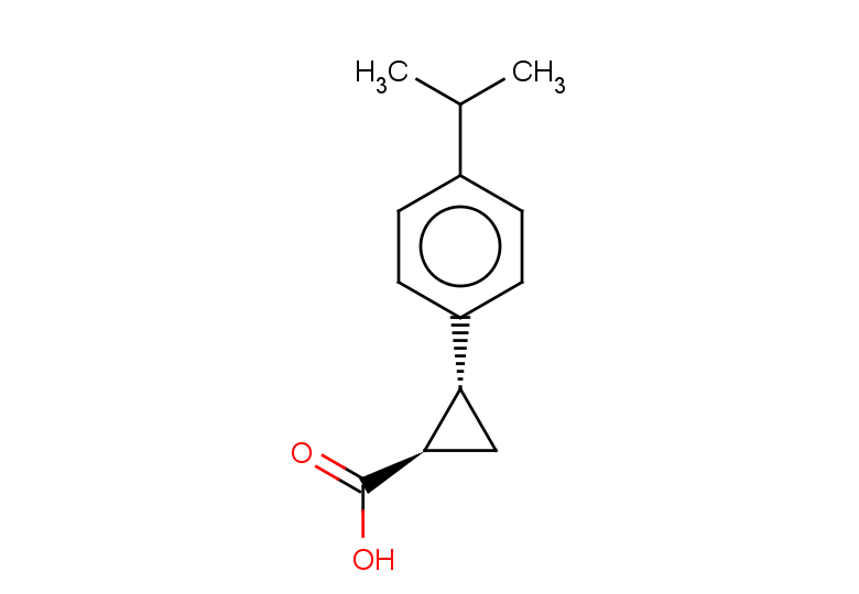 rac-(1R,2R)-2-[4-(propan-2-yl)phenyl]cyclopropane-1-carboxylic acid, trans