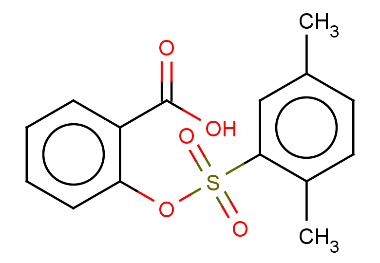 2-[(2,5-dimethylbenzenesulfonyl)oxy]benzoic acid