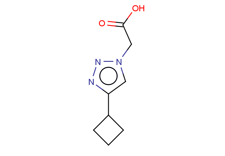 2-(4-cyclobutyl-1H-1,2,3-triazol-1-yl)acetic acid