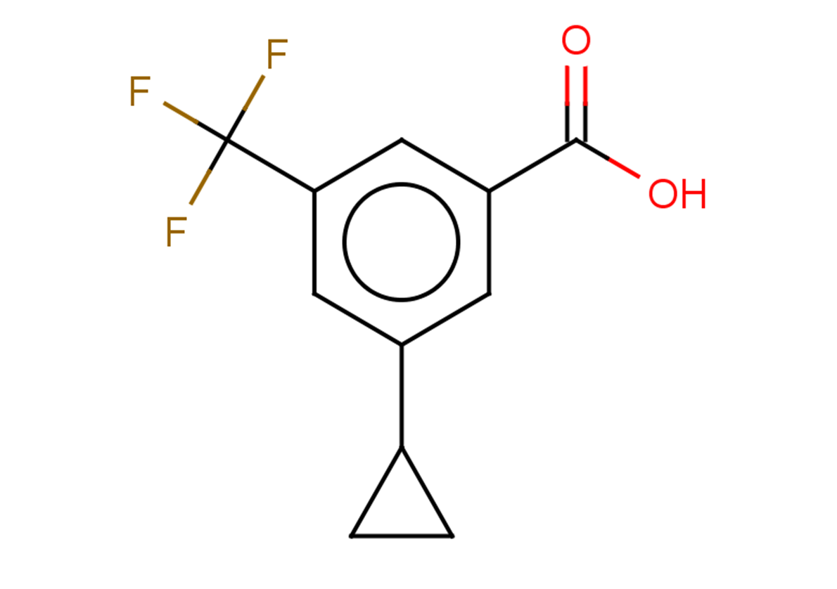 3-cyclopropyl-5-(trifluoromethyl)benzoic acid