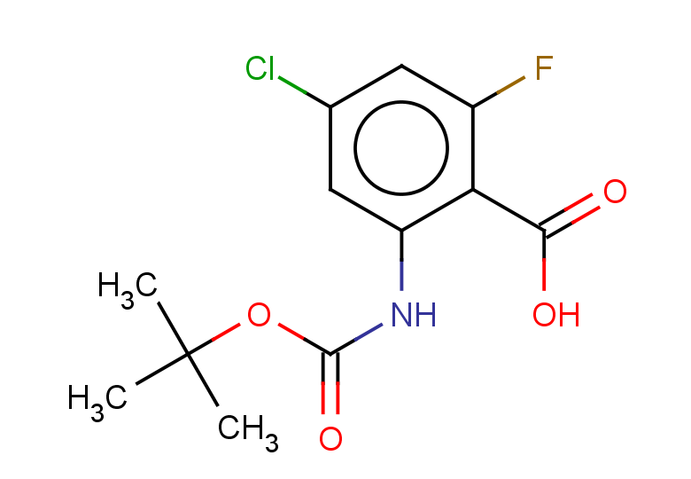 2-{[(tert-butoxy)carbonyl]amino}-4-chloro-6-fluorobenzoic acid
