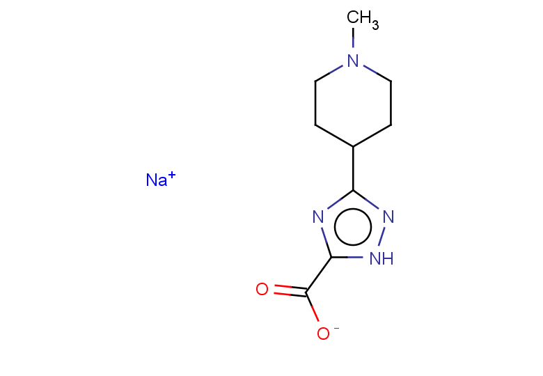 sodium 3-(1-methylpiperidin-4-yl)-1H-1,2,4-triazole-5-carboxylate