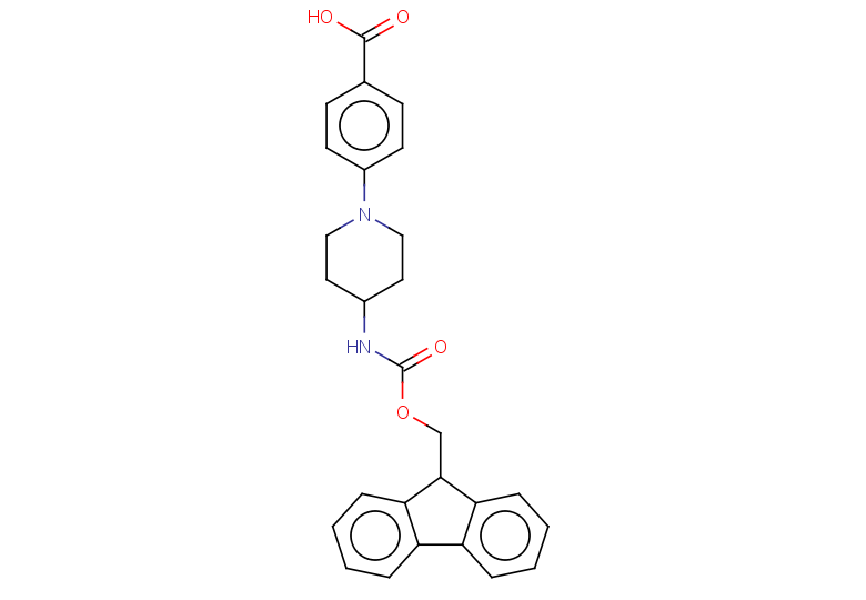 4-[4-({[(9H-fluoren-9-yl)methoxy]carbonyl}amino)piperidin-1-yl]benzoic acid