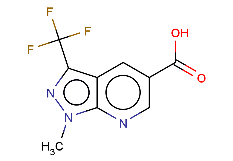 1-methyl-3-(trifluoromethyl)-1H-pyrazolo[3,4-b]pyridine-5-carboxylic acid