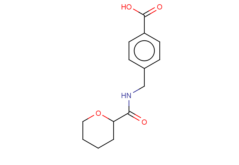 4-((tetrahydro-2H-pyran-2-carboxamido)methyl)benzoic acid