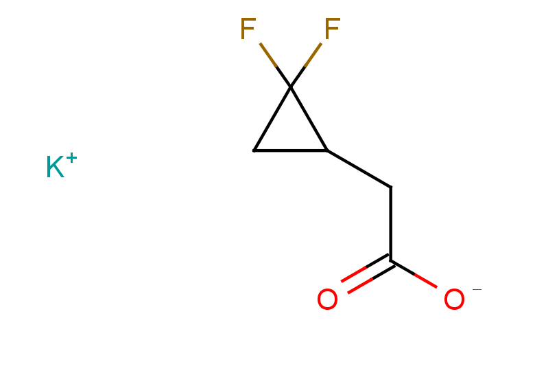 potassium 2-(2,2-difluorocyclopropyl)acetate
