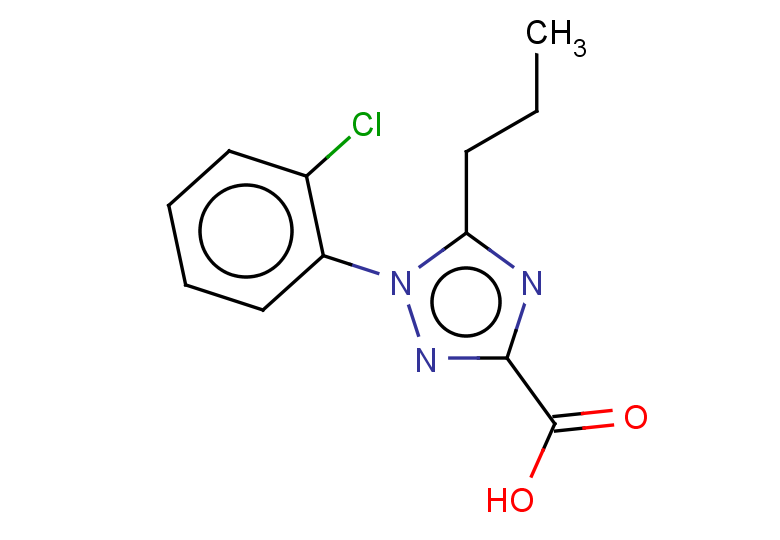1-(2-chlorophenyl)-5-propyl-1H-1,2,4-triazole-3-carboxylic acid