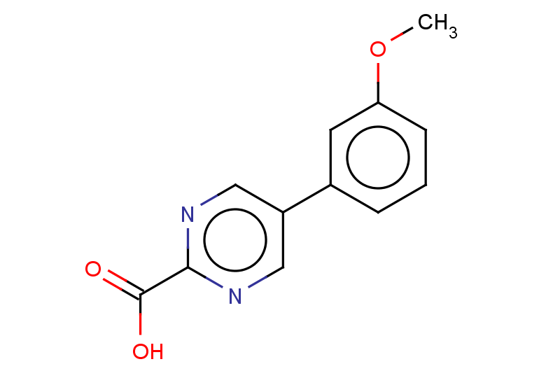 5-(3-methoxyphenyl)pyrimidine-2-carboxylic acid