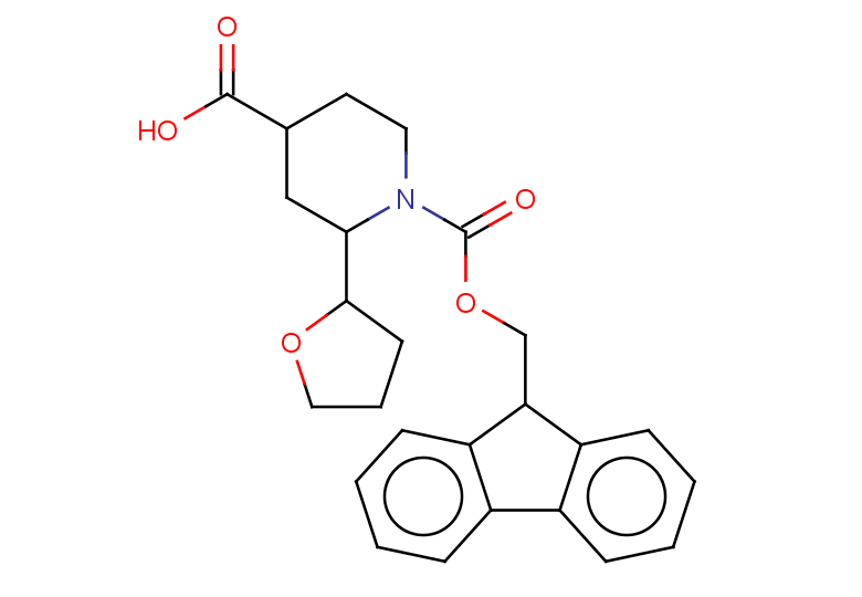 1-{[(9H-fluoren-9-yl)methoxy]carbonyl}-2-(oxolan-2-yl)piperidine-4-carboxylic acid