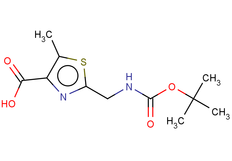 2-({[(tert-butoxy)carbonyl]amino}methyl)-5-methyl-1,3-thiazole-4-carboxylic acid