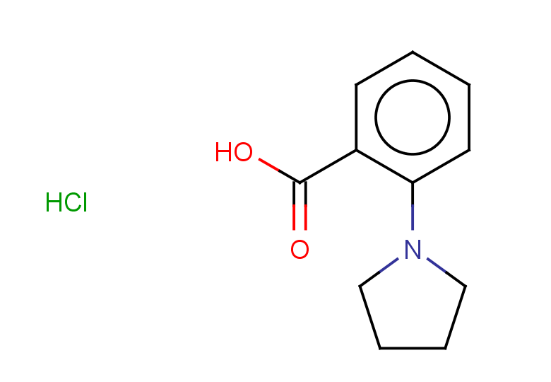 2-(pyrrolidin-1-yl)benzoic acid hydrochloride