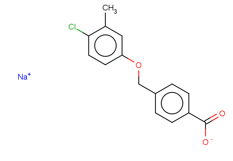 sodium 4-[(4-chloro-3-methylphenoxy)methyl]benzoate
