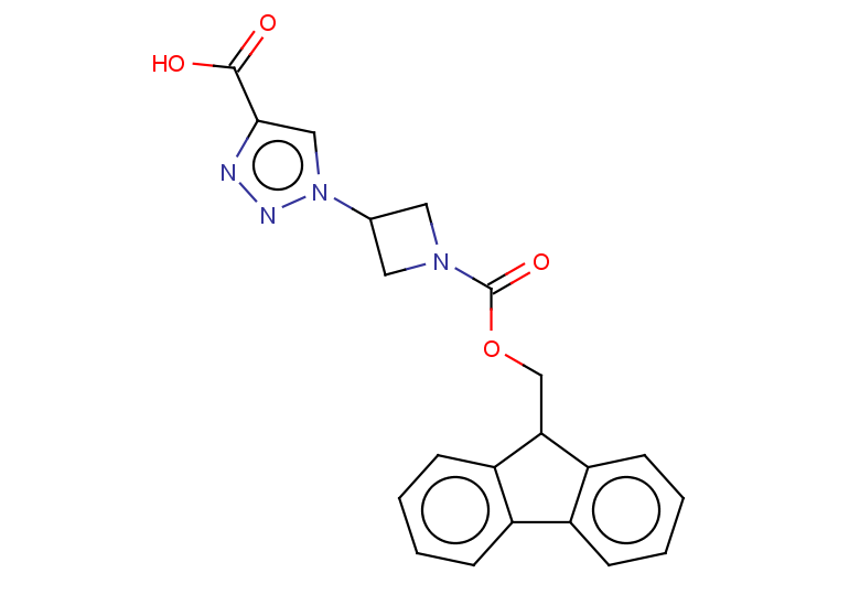 1-(1-{[(9H-fluoren-9-yl)methoxy]carbonyl}azetidin-3-yl)-1H-1,2,3-triazole-4-carboxylic acid