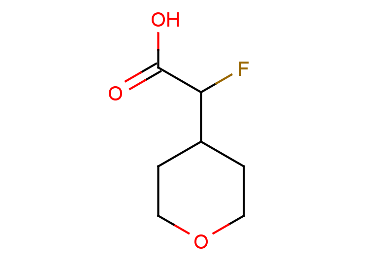 2-fluoro-2-(oxan-4-yl)acetic acid