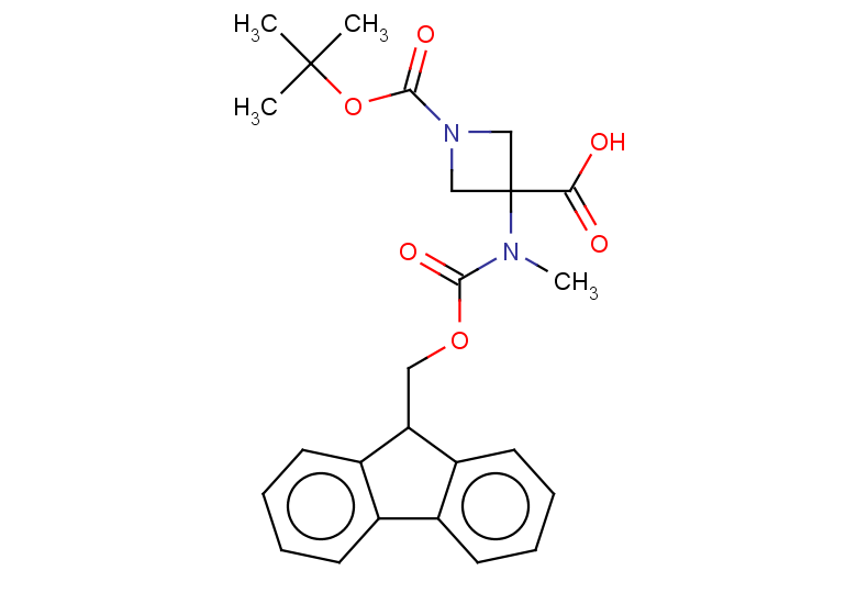 1-[(tert-butoxy)carbonyl]-3-({[(9H-fluoren-9-yl)methoxy]carbonyl}(methyl)amino)azetidine-3-carboxylic acid