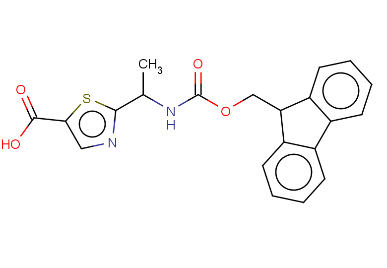 2-[1-({[(9H-fluoren-9-yl)methoxy]carbonyl}amino)ethyl]-1,3-thiazole-5-carboxylic acid