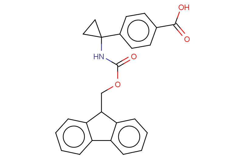 4-[1-({[(9H-fluoren-9-yl)methoxy]carbonyl}amino)cyclopropyl]benzoic acid