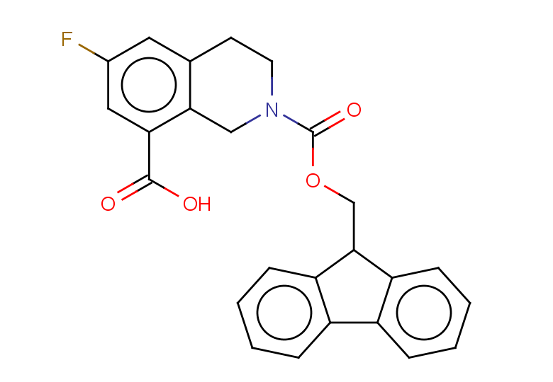 2-{[(9H-fluoren-9-yl)methoxy]carbonyl}-6-fluoro-1,2,3,4-tetrahydroisoquinoline-8-carboxylic acid