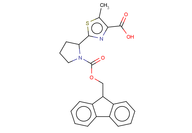 2-(1-{[(9H-fluoren-9-yl)methoxy]carbonyl}pyrrolidin-2-yl)-5-methyl-1,3-thiazole-4-carboxylic acid