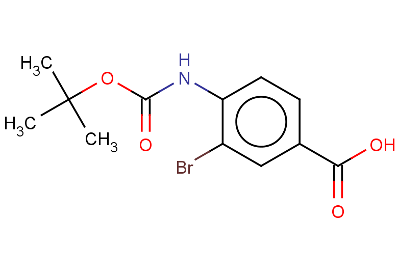 3-bromo-4-{[(tert-butoxy)carbonyl]amino}benzoic acid