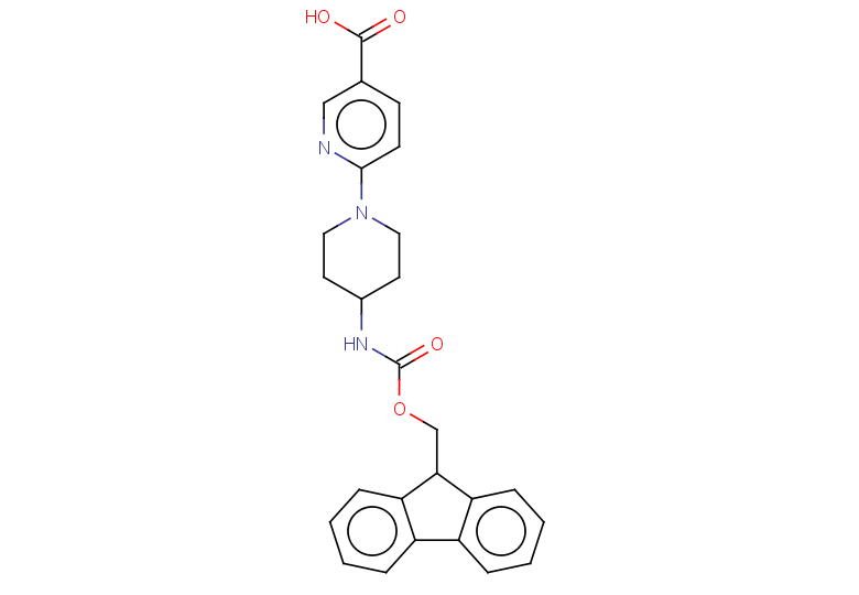 6-[4-({[(9H-fluoren-9-yl)methoxy]carbonyl}amino)piperidin-1-yl]pyridine-3-carboxylic acid