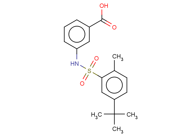 3-(5-tert-butyl-2-methylbenzenesulfonamido)benzoic acid