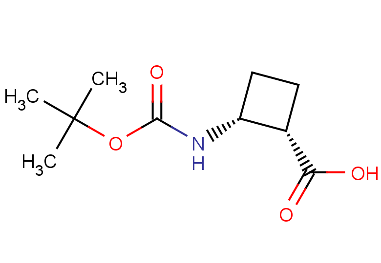 rac-(1R,2S)-2-{[(tert-butoxy)carbonyl]amino}cyclobutane-1-carboxylic acid, cis
