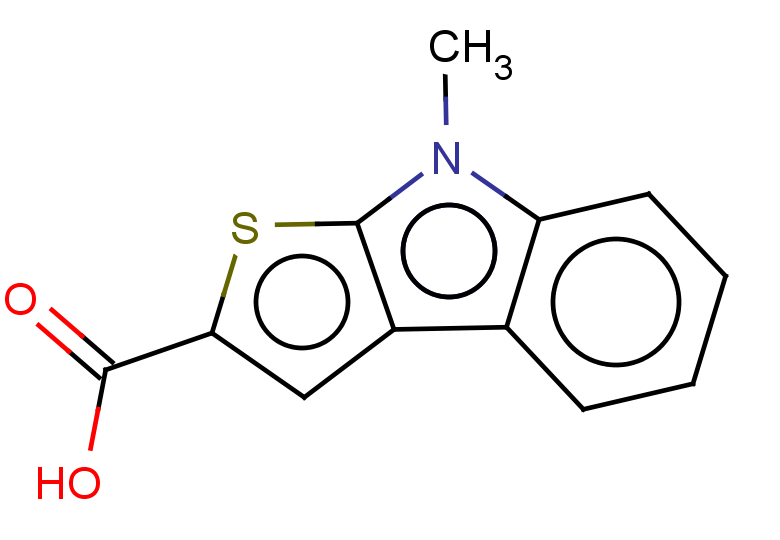 8-methyl-8H-thieno[2,3-b]indole-2-carboxylic acid