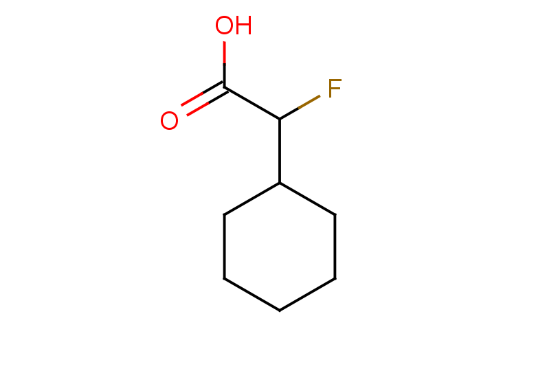 2-cyclohexyl-2-fluoroacetic acid