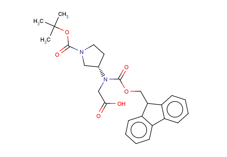 2-{[(3S)-1-[(tert-butoxy)carbonyl]pyrrolidin-3-yl]({[(9H-fluoren-9-yl)methoxy]carbonyl})amino}acetic acid