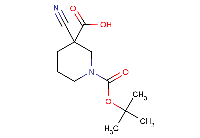 1-[(tert-butoxy)carbonyl]-3-cyanopiperidine-3-carboxylic acid