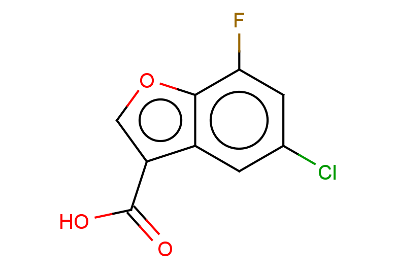 5-chloro-7-fluoro-1-benzofuran-3-carboxylic acid