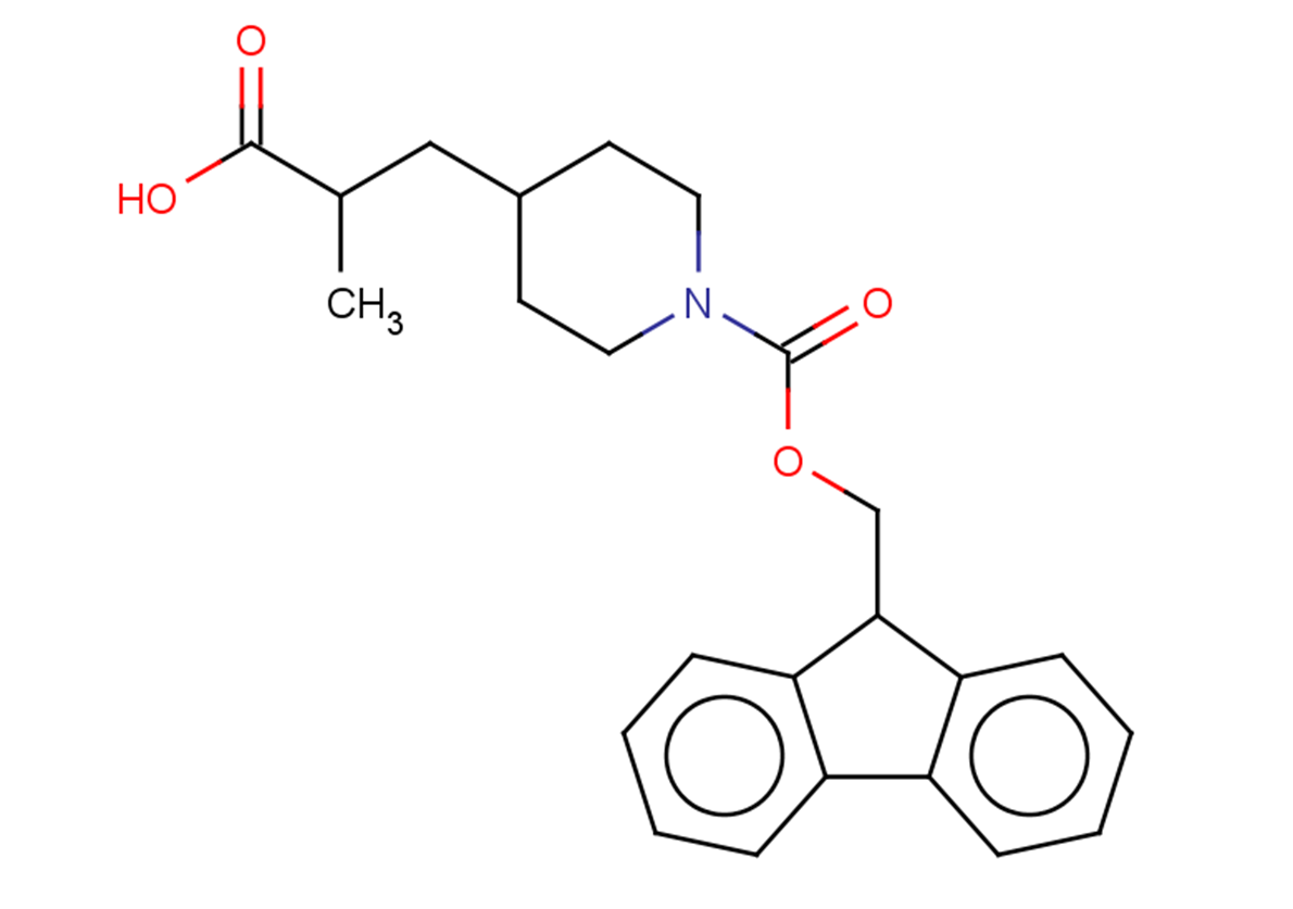 3-(1-{[(9H-fluoren-9-yl)methoxy]carbonyl}piperidin-4-yl)-2-methylpropanoic acid
