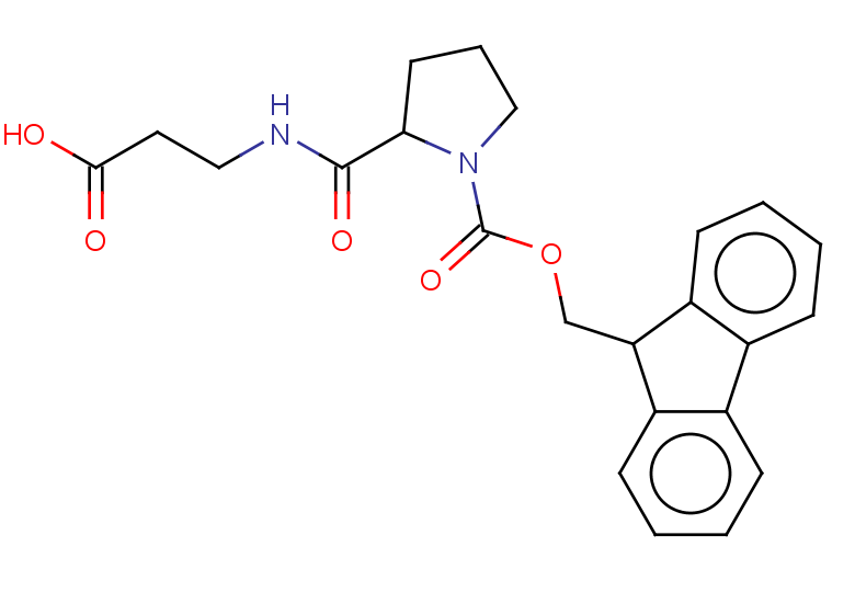 3-[(1-{[(9H-fluoren-9-yl)methoxy]carbonyl}pyrrolidin-2-yl)formamido]propanoic acid