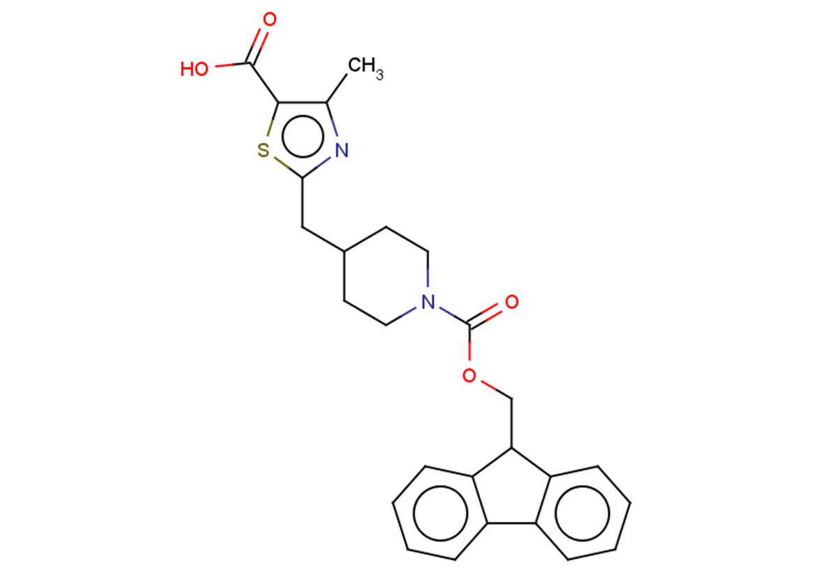 2-[(1-{[(9H-fluoren-9-yl)methoxy]carbonyl}piperidin-4-yl)methyl]-4-methyl-1,3-thiazole-5-carboxylic acid