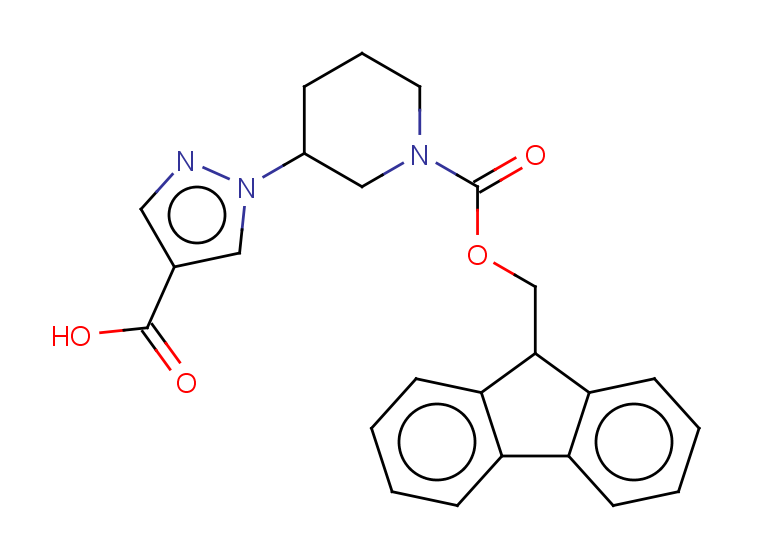 1-(1-{[(9H-fluoren-9-yl)methoxy]carbonyl}piperidin-3-yl)-1H-pyrazole-4-carboxylic acid