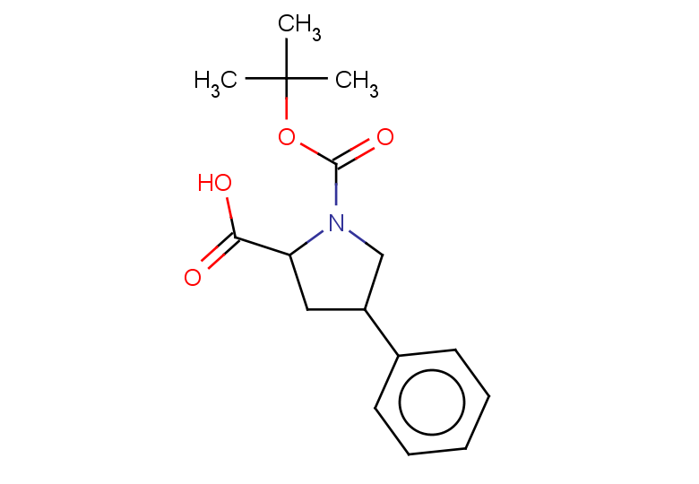 1-[(tert-butoxy)carbonyl]-4-phenylpyrrolidine-2-carboxylic acid, Mixture of diastereomers