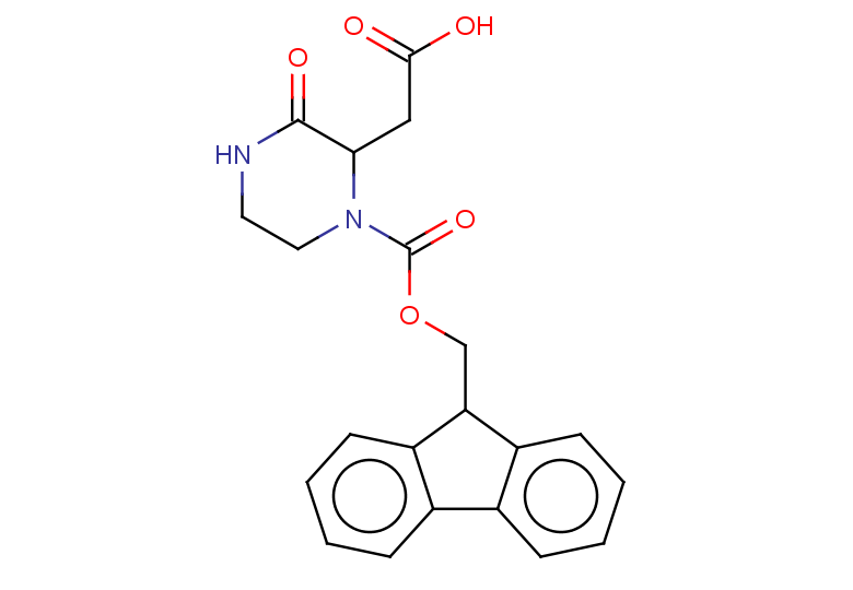 2-(1-{[(9H-fluoren-9-yl)methoxy]carbonyl}-3-oxopiperazin-2-yl)acetic acid