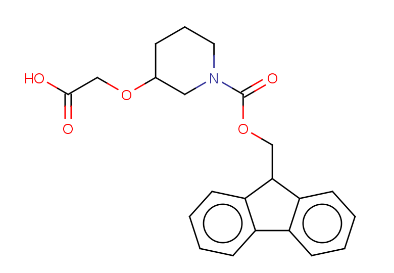 2-[(1-{[(9H-fluoren-9-yl)methoxy]carbonyl}piperidin-3-yl)oxy]acetic acid