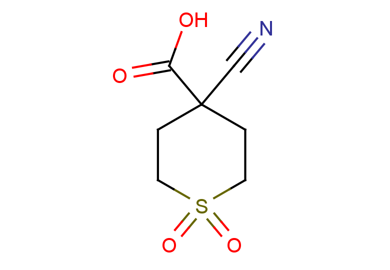 4-cyano-1,1-dioxo-1lambda6-thiane-4-carboxylic acid