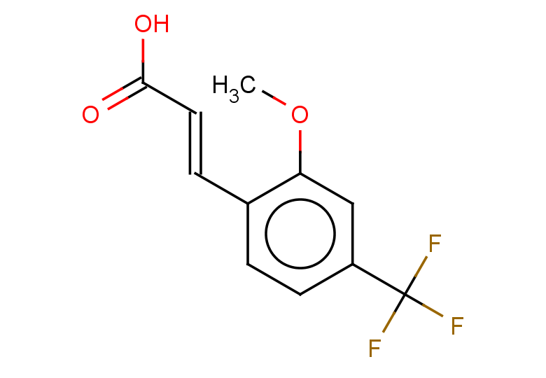 (2E)-3-[2-methoxy-4-(trifluoromethyl)phenyl]prop-2-enoic acid