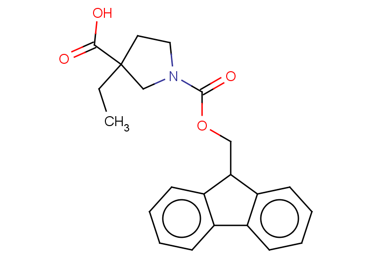 3-ethyl-1-{[(9H-fluoren-9-yl)methoxy]carbonyl}pyrrolidine-3-carboxylic acid
