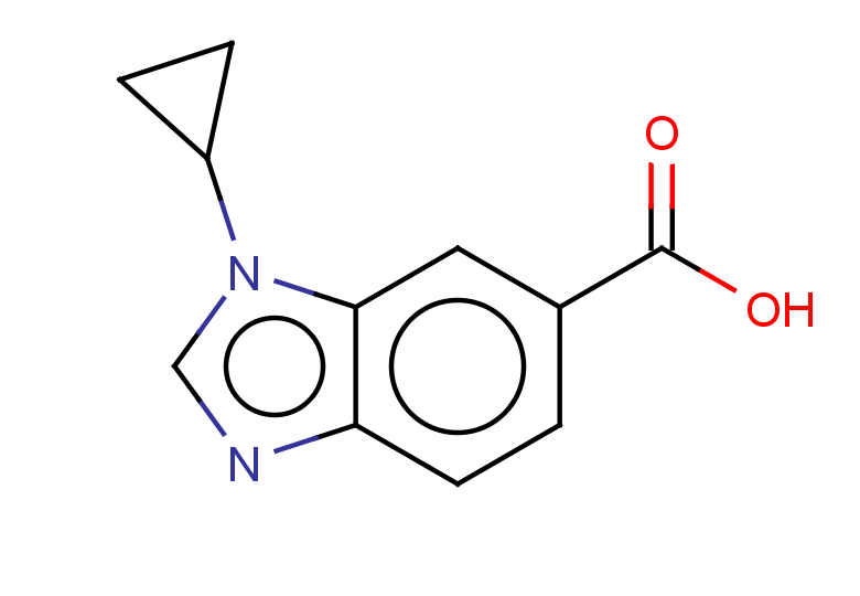 1-cyclopropyl-1H-1,3-benzodiazole-6-carboxylic acid