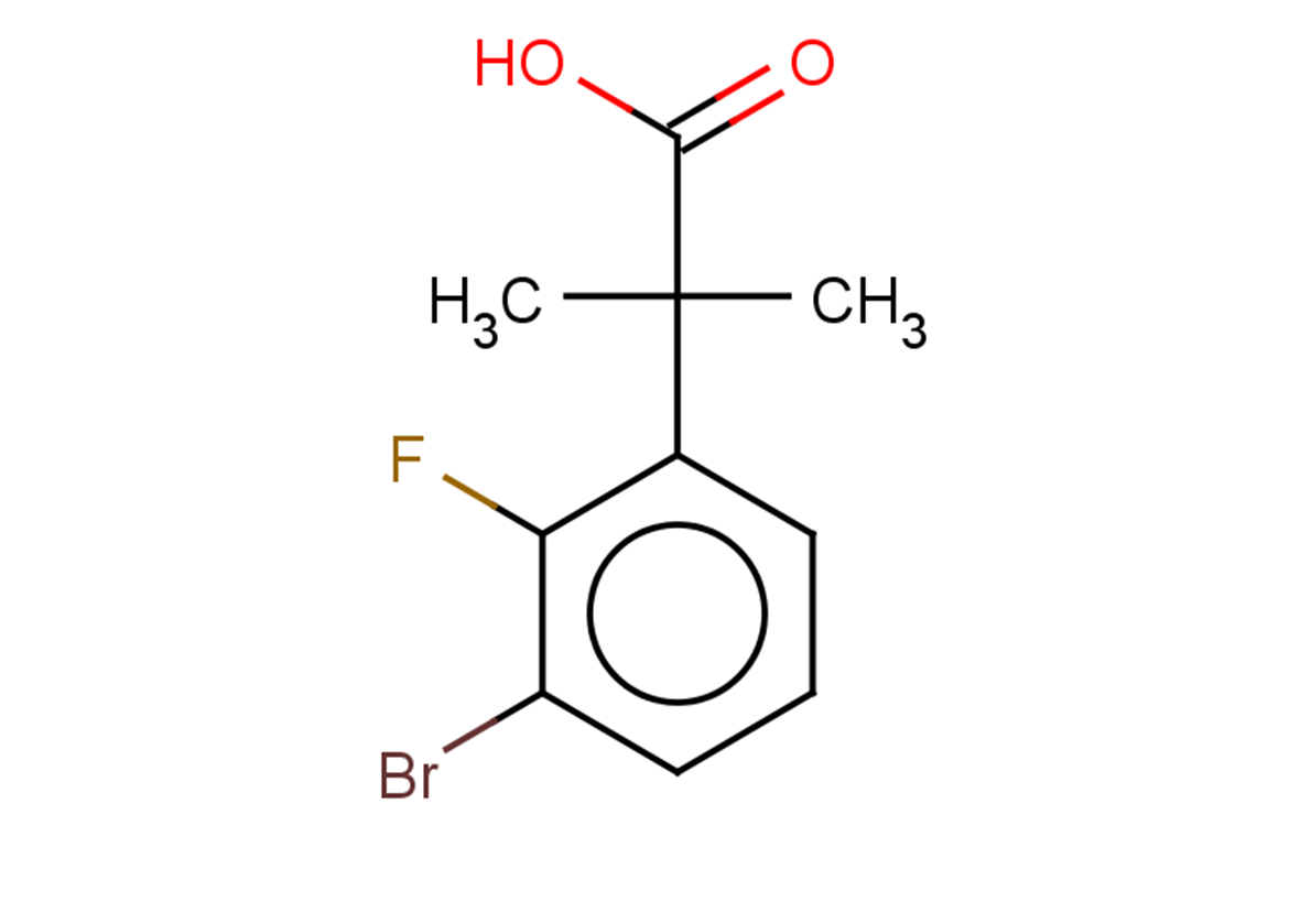 2-(3-bromo-2-fluorophenyl)-2-methylpropanoic acid