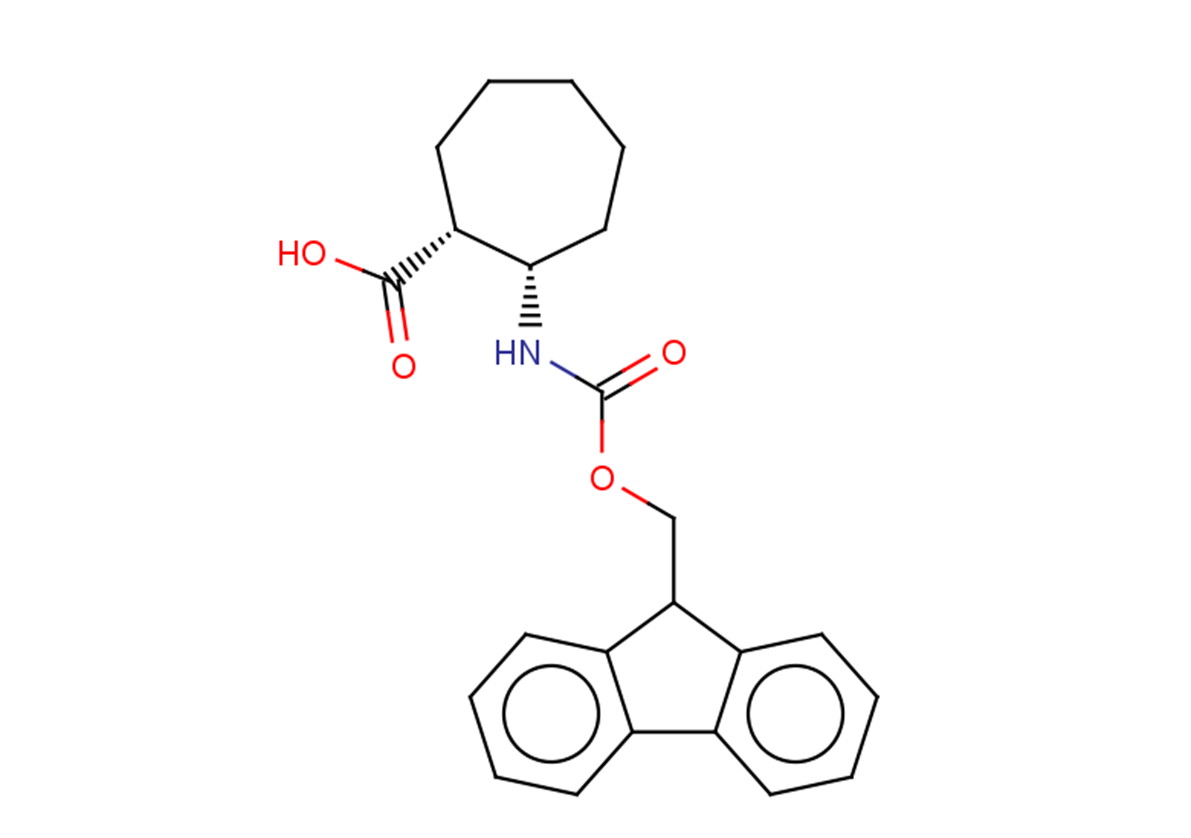 rac-(1R,2S)-2-({[(9H-fluoren-9-yl)methoxy]carbonyl}amino)cycloheptane-1-carboxylic acid, cis