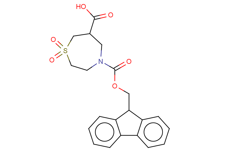 4-{[(9H-fluoren-9-yl)methoxy]carbonyl}-1,1-dioxo-1lambda6,4-thiazepane-6-carboxylic acid