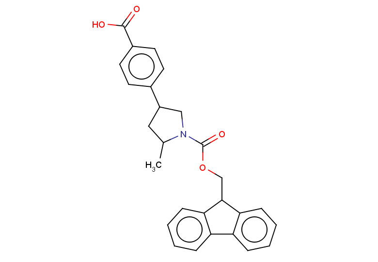 4-(1-{[(9H-fluoren-9-yl)methoxy]carbonyl}-5-methylpyrrolidin-3-yl)benzoic acid