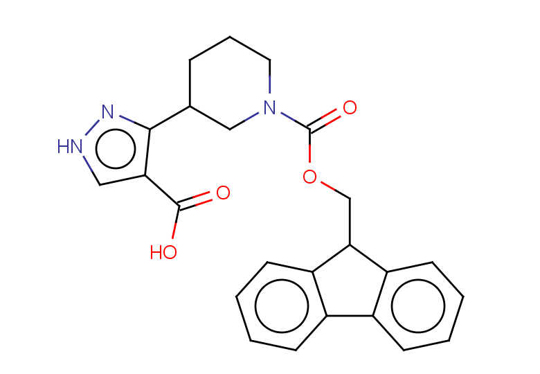 3-(1-{[(9H-fluoren-9-yl)methoxy]carbonyl}piperidin-3-yl)-1H-pyrazole-4-carboxylic acid
