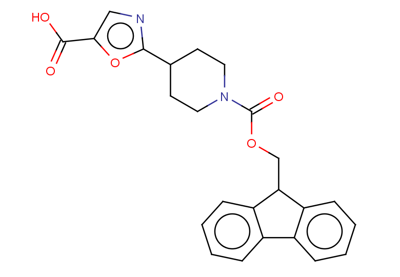 2-(1-{[(9H-fluoren-9-yl)methoxy]carbonyl}piperidin-4-yl)-1,3-oxazole-5-carboxylic acid